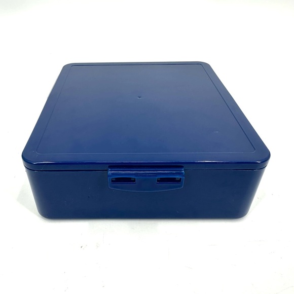 Pottery Barn Kids Navy Blue Bento Box Container Lunchbox with 5 compartments - Picture 1 of 14